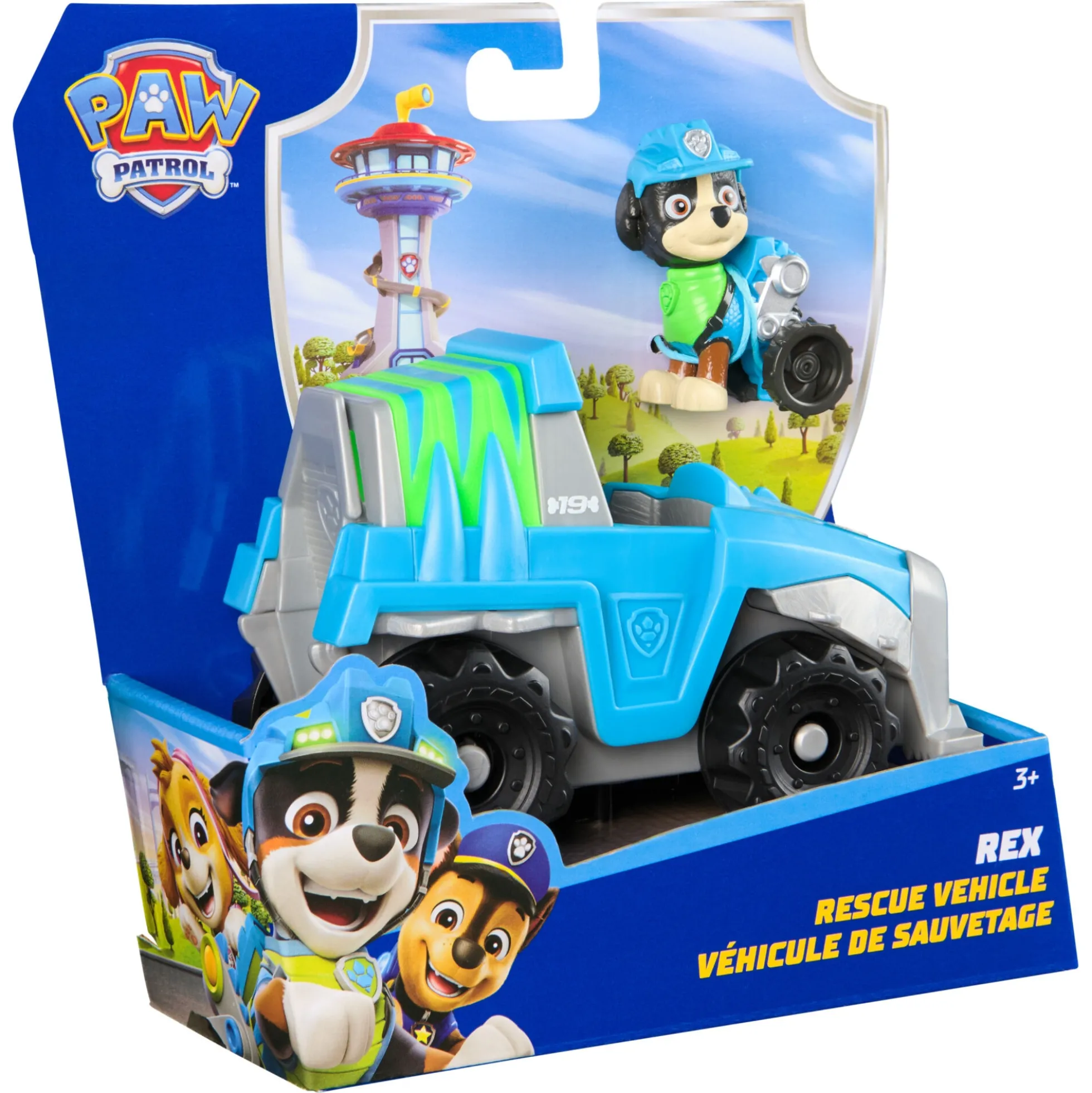 PAW Patrol Rex med dino-lastbil - 15 cm