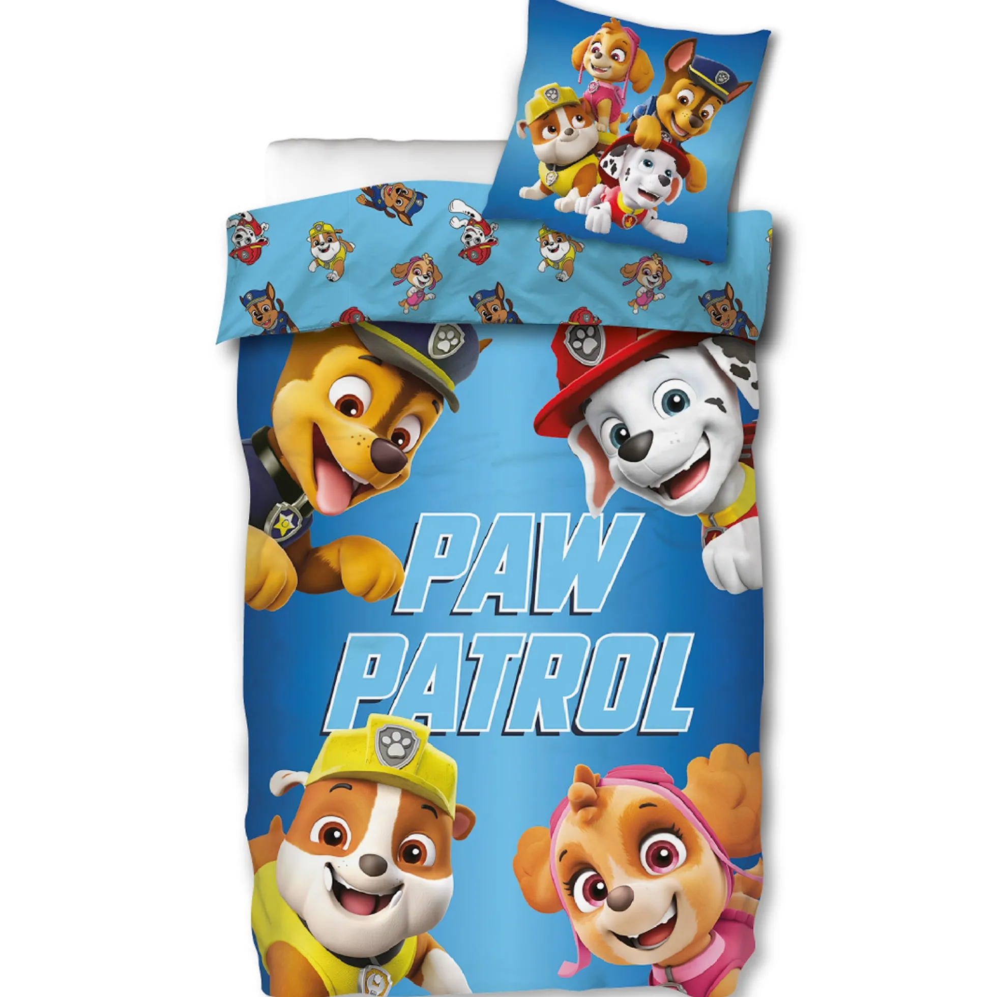 Paw Patrol 150x210 cm - Sengetøj - Vuf Vuf - Vendbart design - 100% bomuld