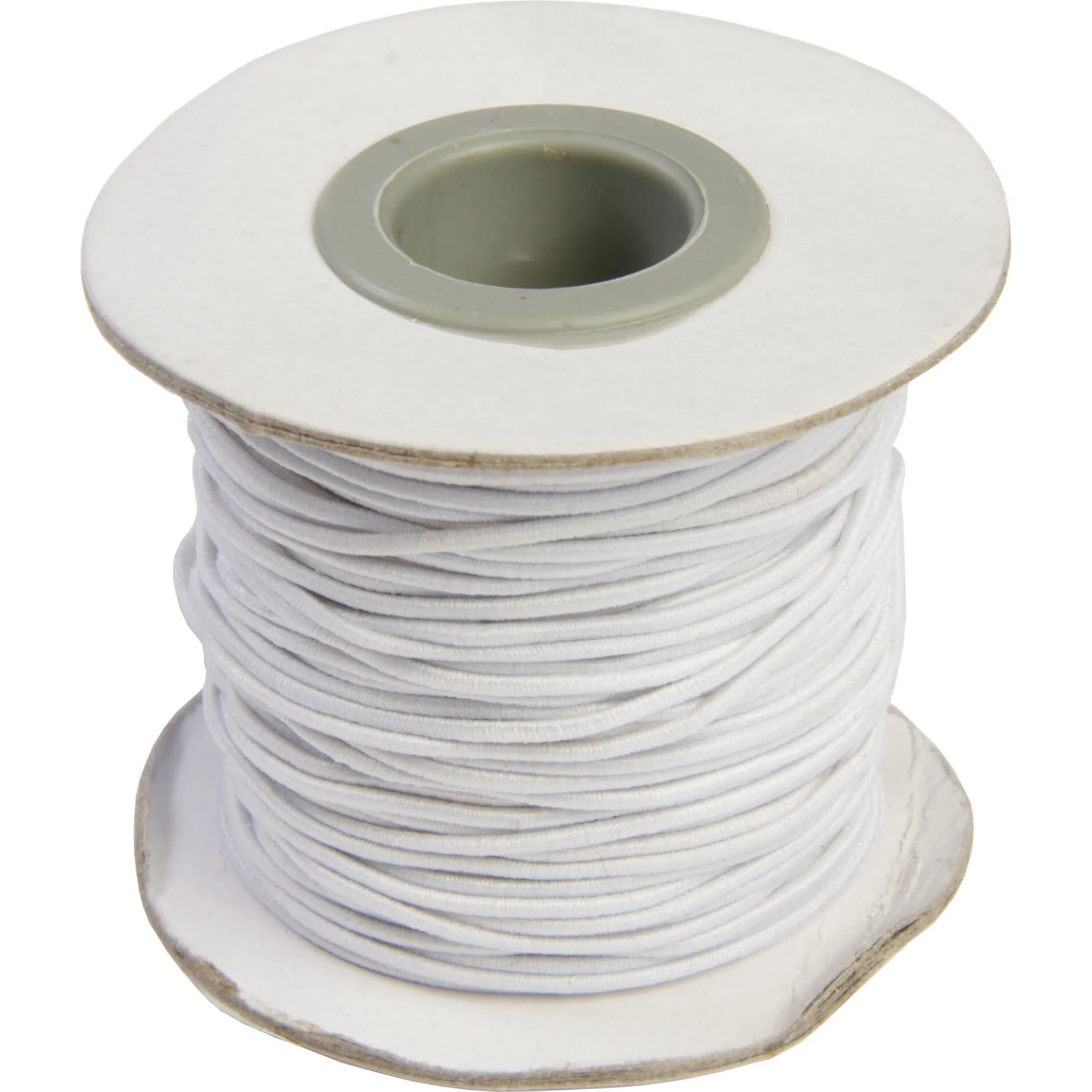 Pearl'n Fun elastiksnor til smykker - Hvid - 1,2 mm x 25 m