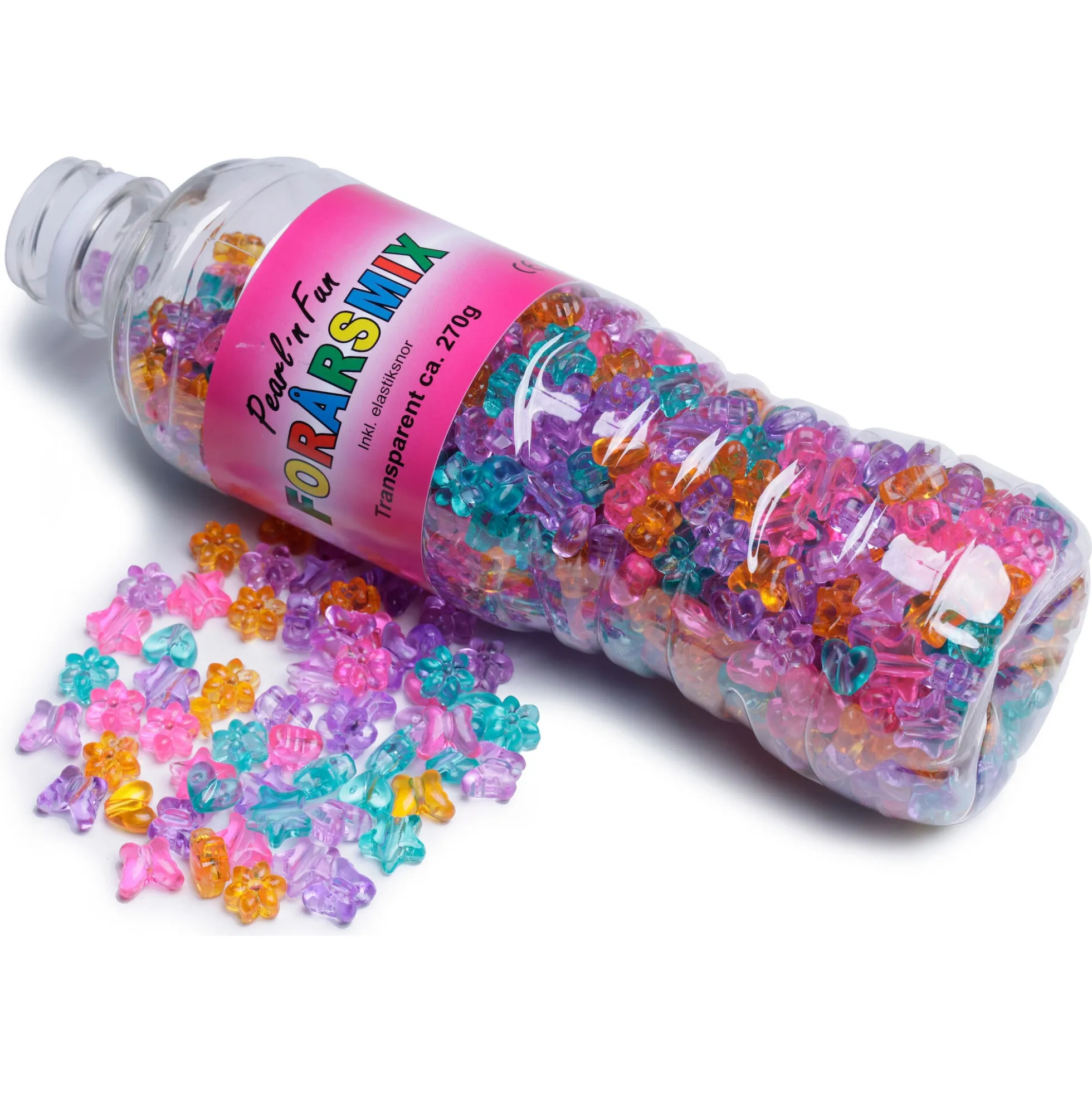 Pearl'n Fun forårsmix - Transparent - 270 g