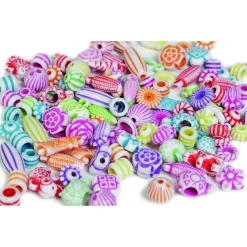 Pearl'n Fun strandperler - Assorterede farver - 125 g