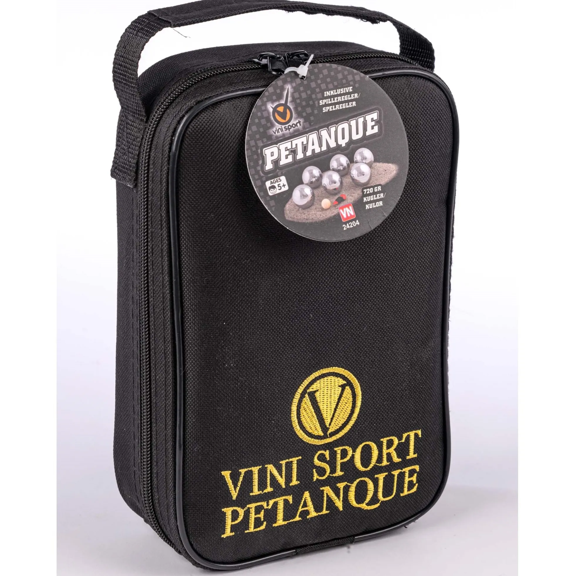 Petanque 720 g pr. kugle - Praktisk bæretaske inkl. regler