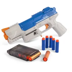 Pioneer M3 softbullet maskinpistol med magasin - 10 skumpile - 28 cm