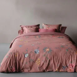 Pip Studio sengetøj - 140x200 cm - Fleur Grandeur Pink - Vendbar dynebetræk - 100% bomulds sengesæt