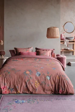 Pip Studio sengetøj - 140x200 cm - Fleur Grandeur Pink - Vendbar dynebetræk - 100% bomulds sengesæt