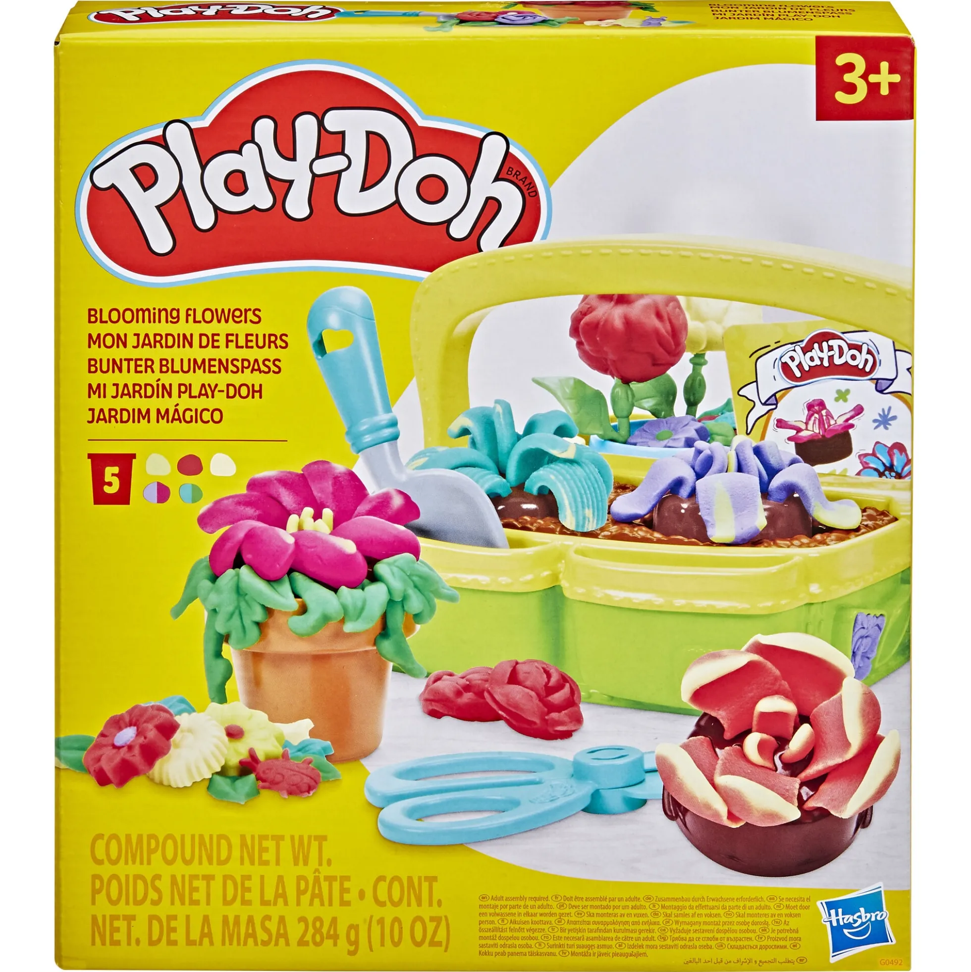 Play-Doh Blooming Flowers blomstersæt - 5 bøtter