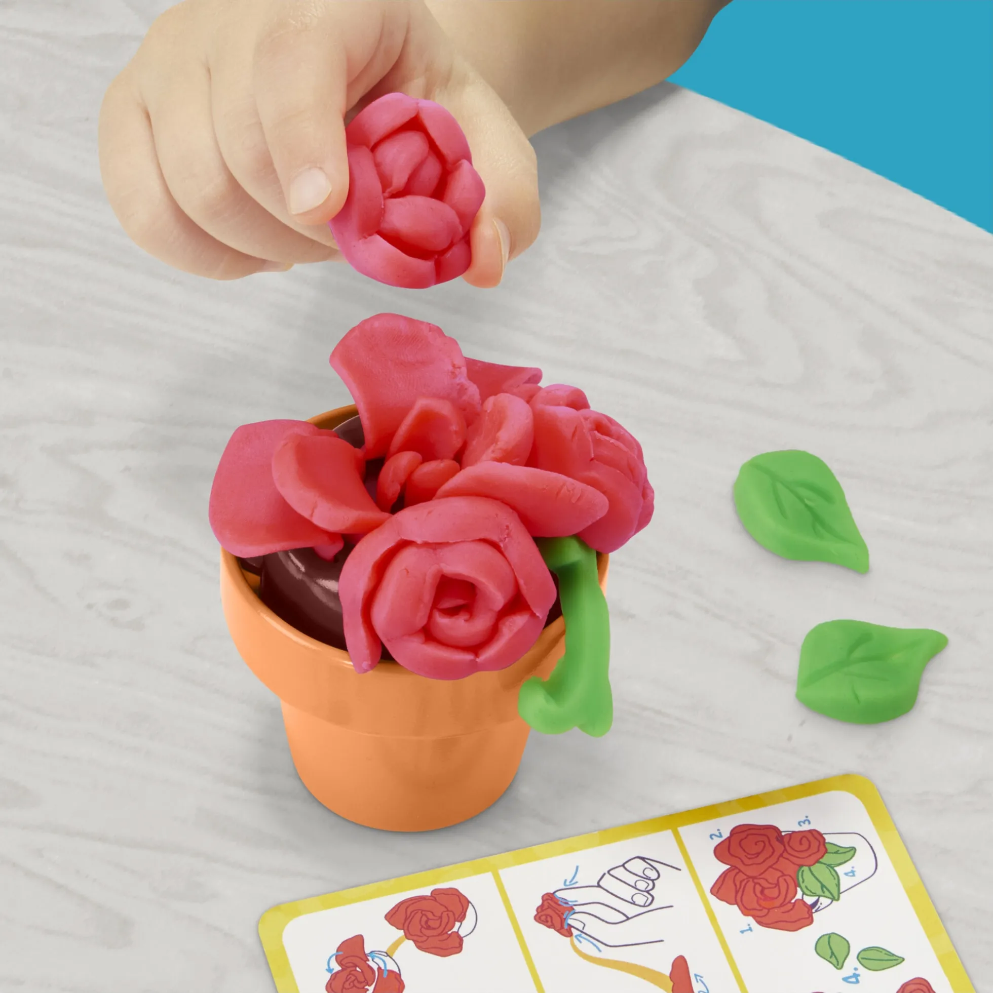 Play-Doh Blooming Flowers blomstersæt - 5 bøtter