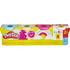 Play-Doh Confetti Fun modellervoks 4-pak - 340 g