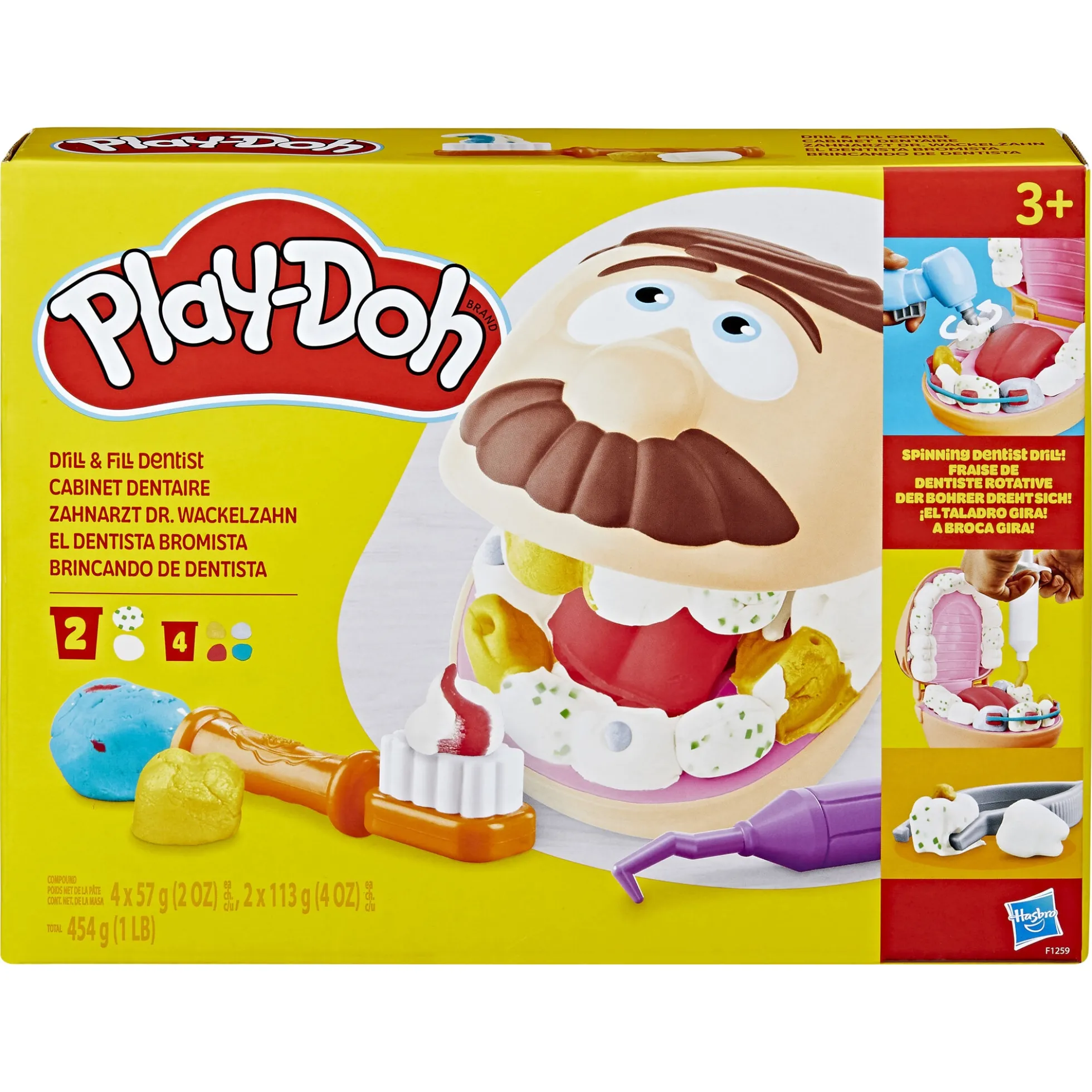 Play-Doh Drill N Fill tandlægesæt