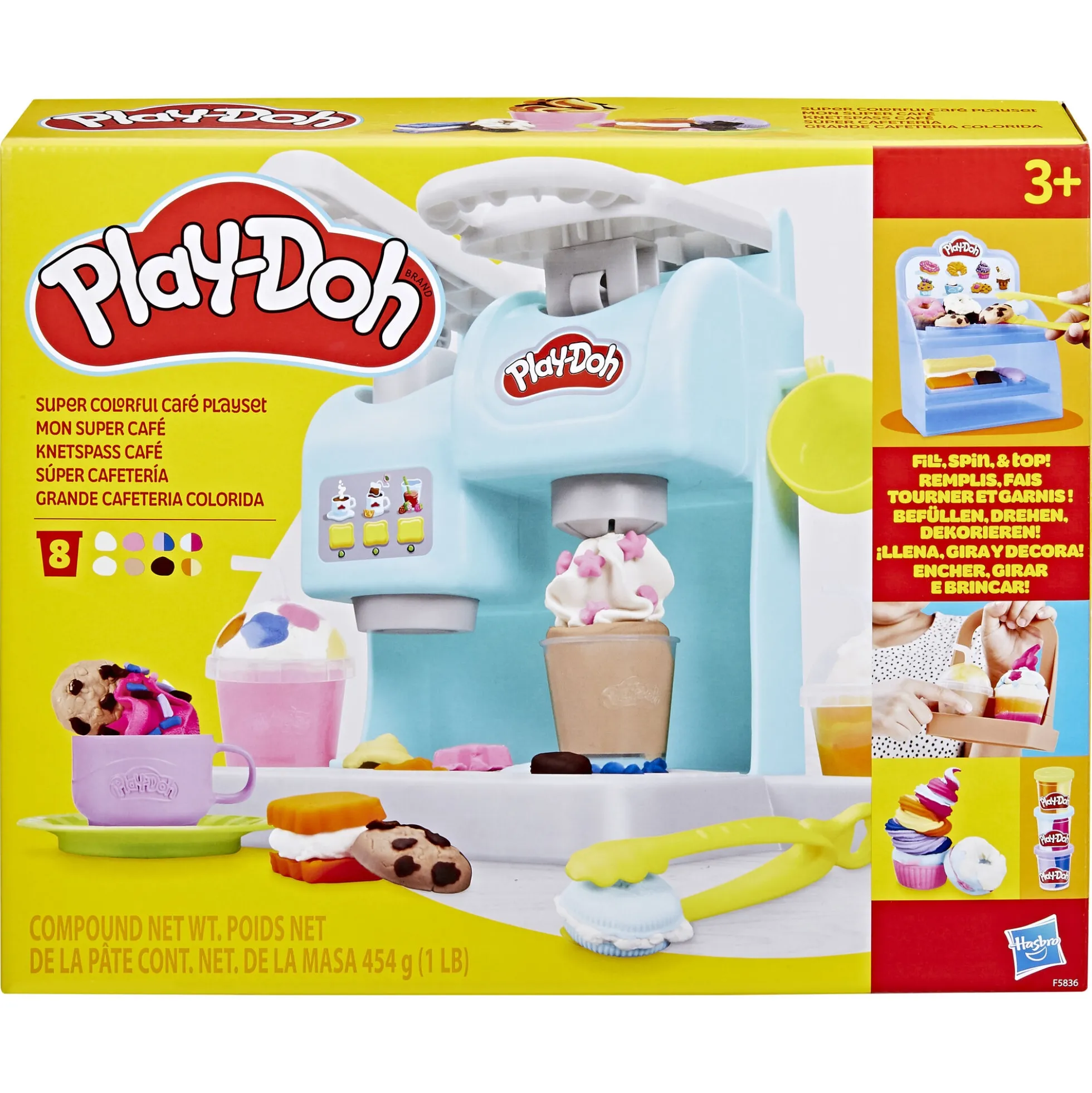 Play-Doh farverig cafélegesæt - 454 g
