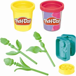 Play-Doh Lil Flowers blomstersæt - 2 bøtter - 113 g