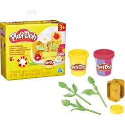 Play-Doh Lil Flowers blomstersæt - 2 bøtter - 113 g