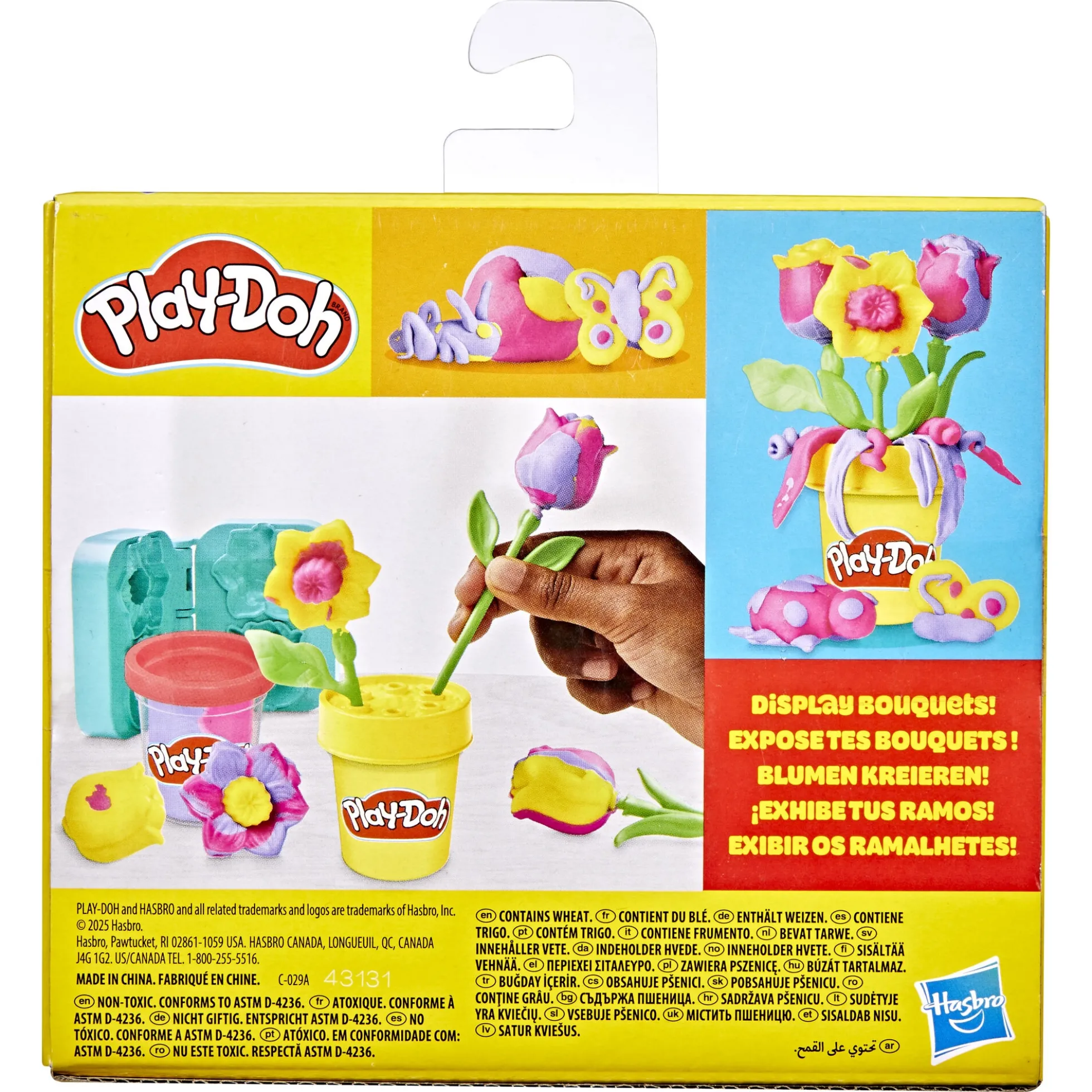 Play-Doh Lil Flowers blomstersæt - 2 bøtter - 113 g