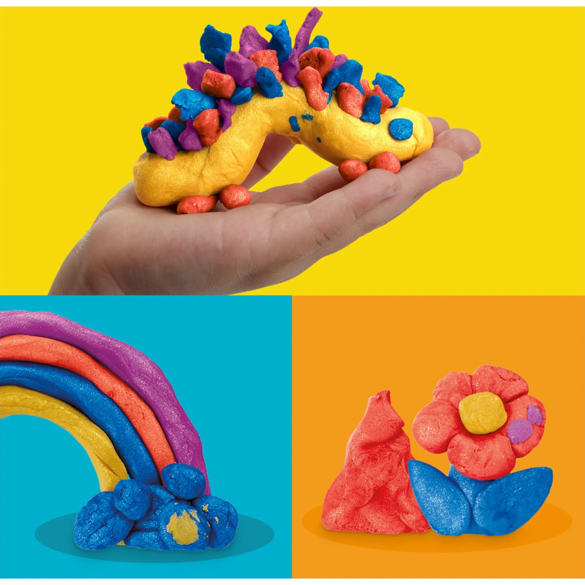 Play-Doh Metallic Shine 4-pak - 340 g