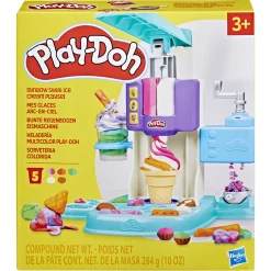 Play-Doh Rainbow Swirl is-legesæt med modellervoks