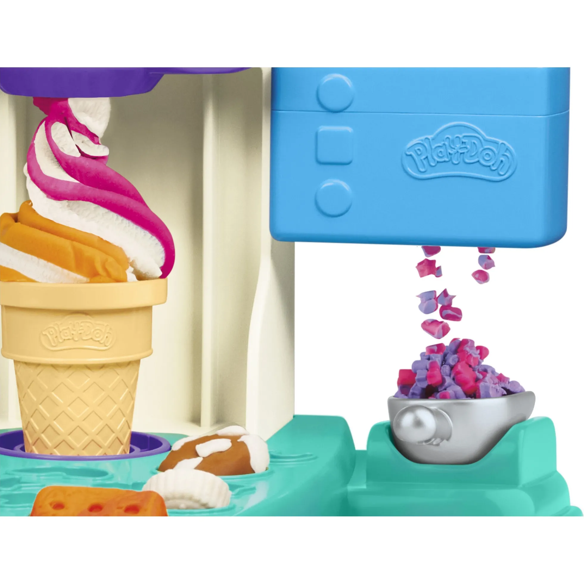Play-Doh Rainbow Swirl is-legesæt med modellervoks