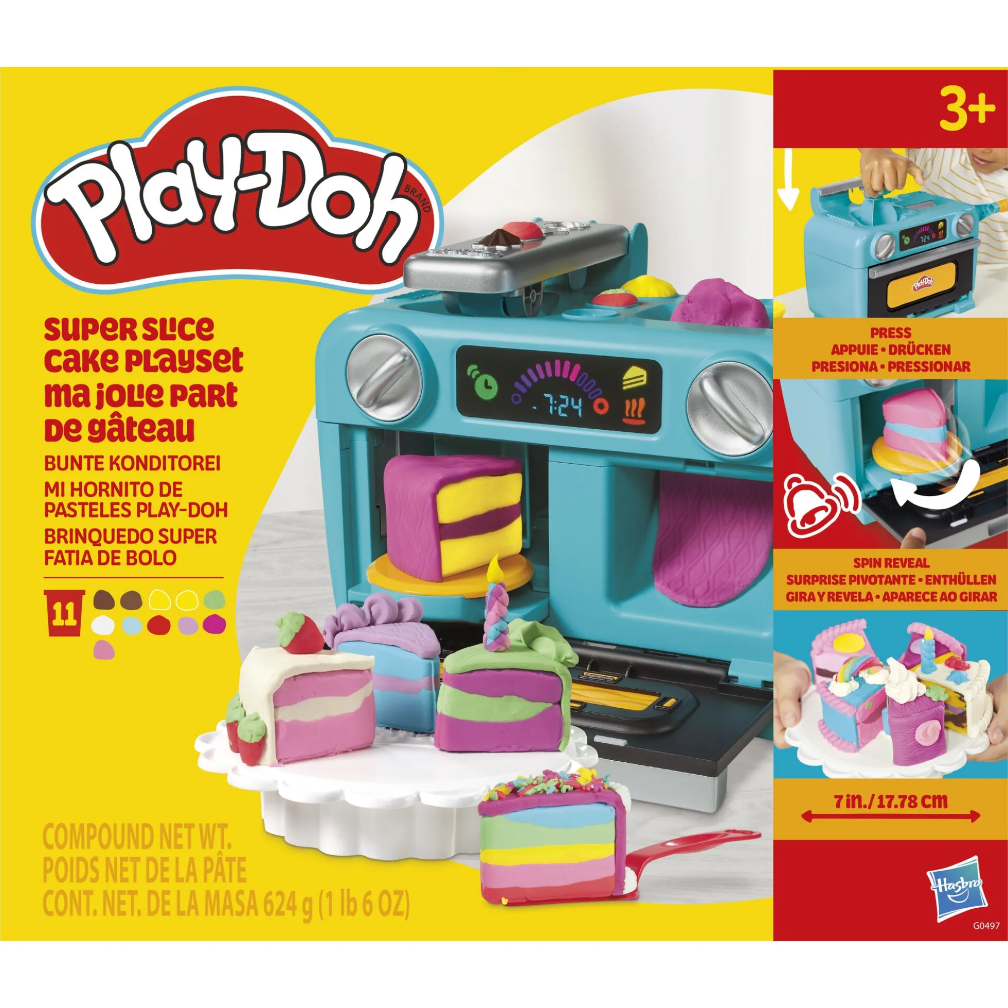 Play-Doh Super Slice kagesæt - legeovn
