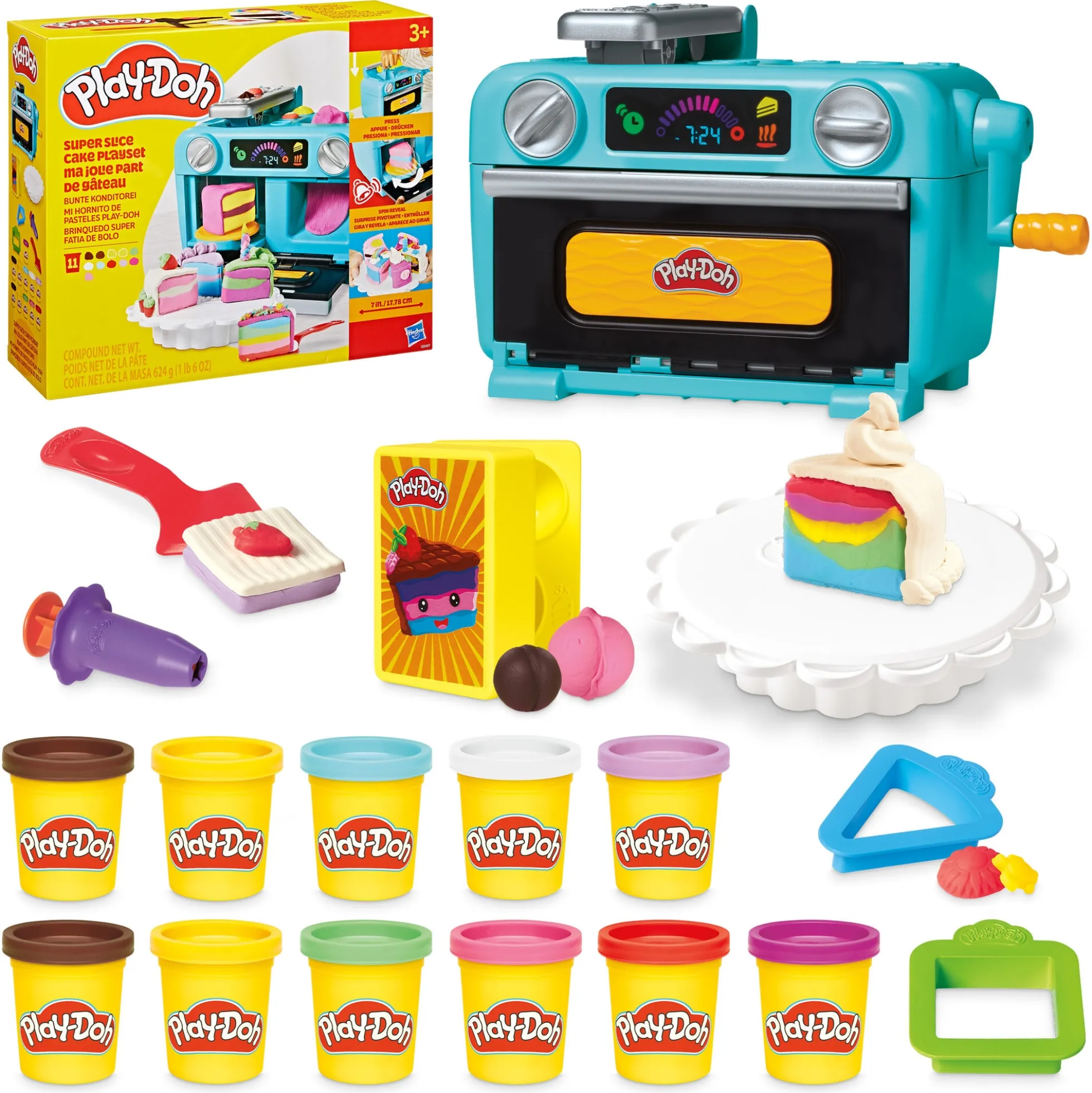 Play-Doh Super Slice kagesæt - legeovn