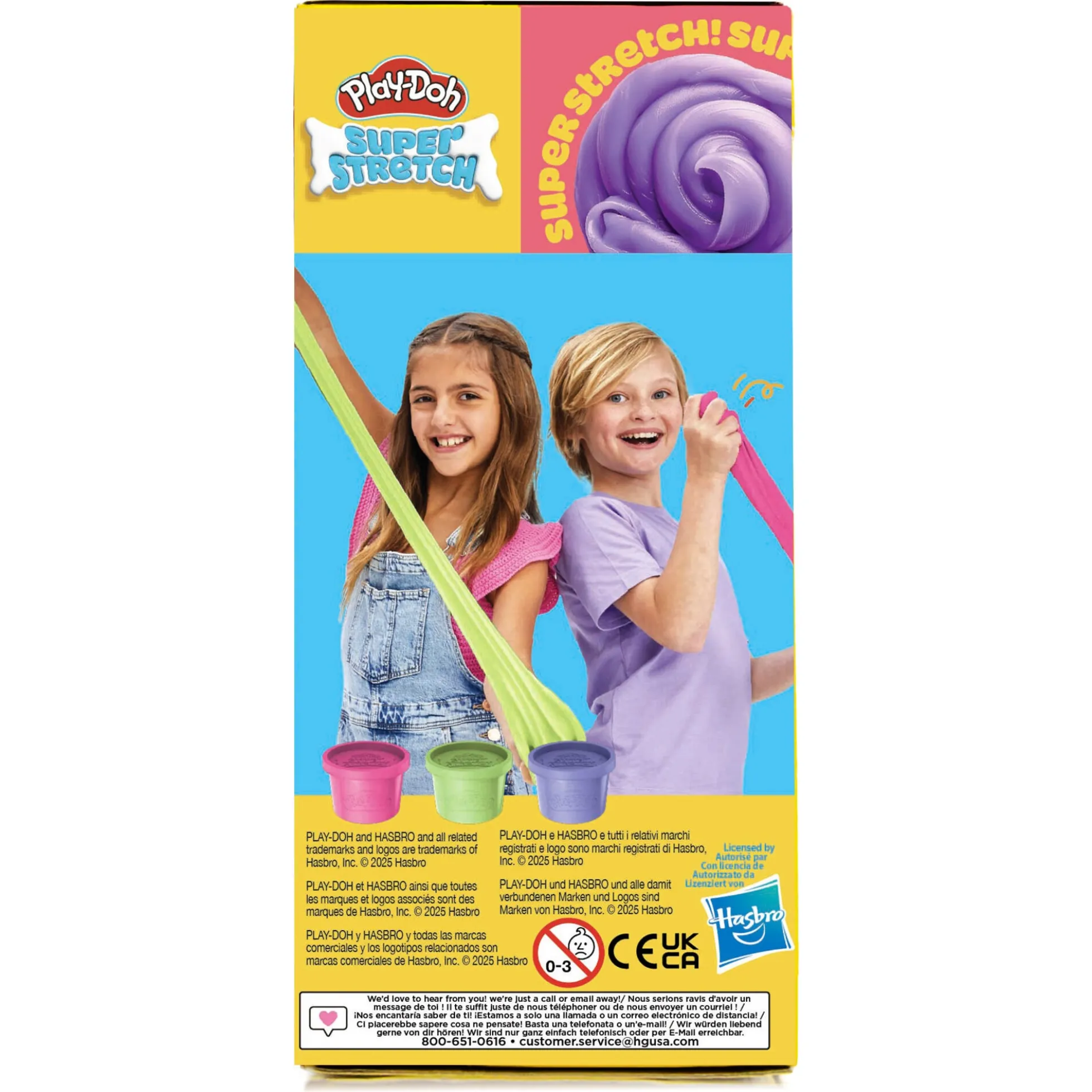 Play-Doh Super Stretch Fruity Fun 3-pak - 3 farver