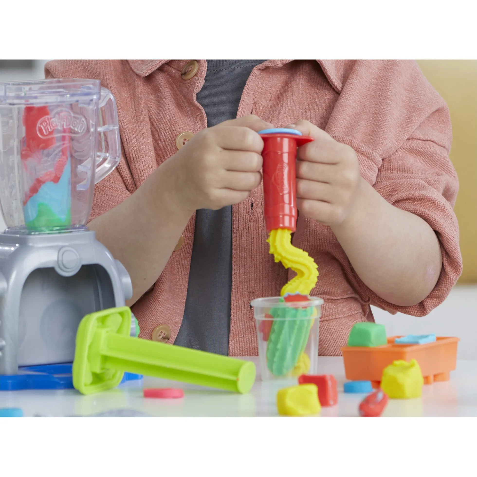 Play-Doh Swirlin Smoothies blender - 5 bøtter -198 g