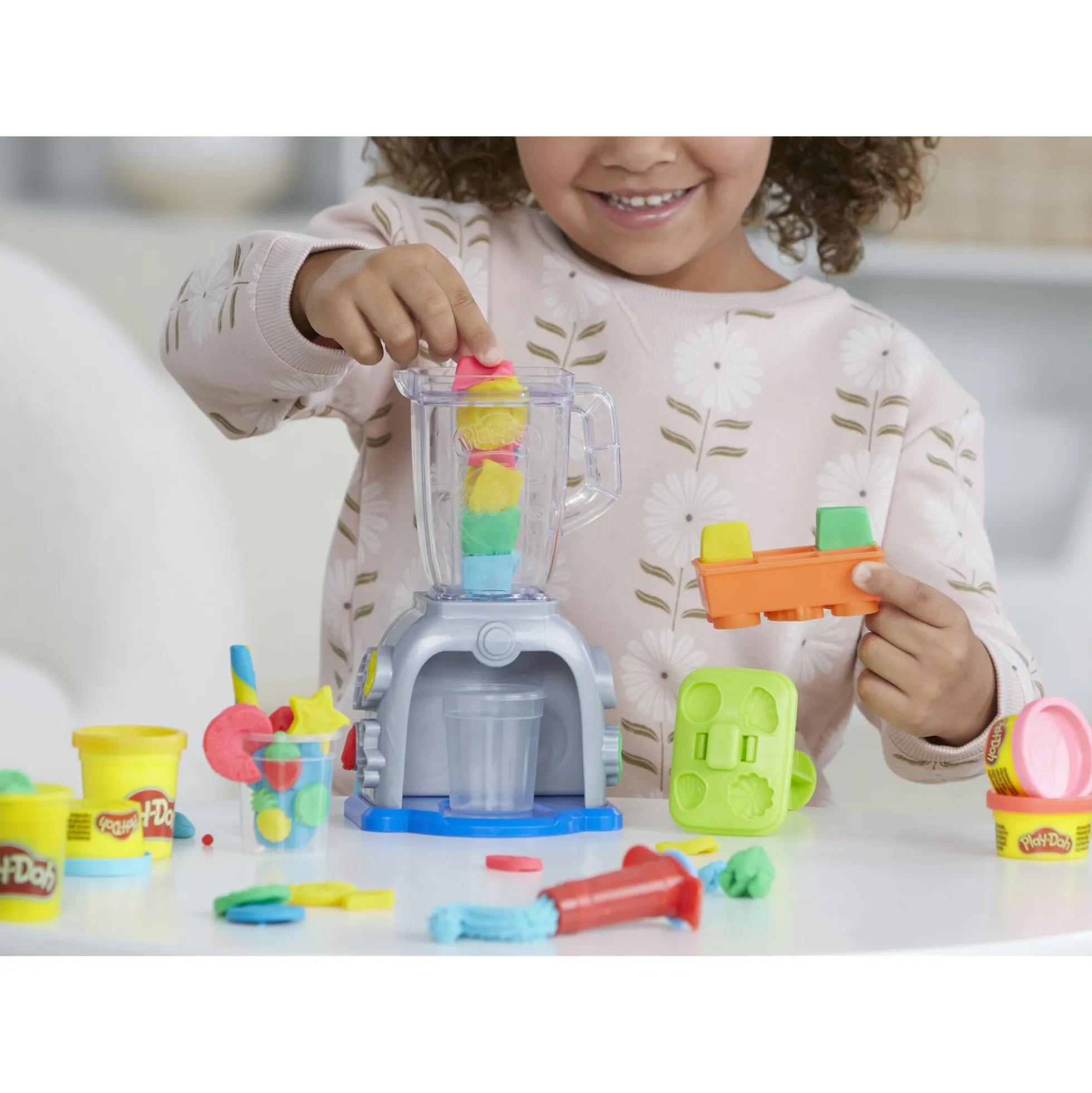 Play-Doh Swirlin Smoothies blender - 5 bøtter -198 g