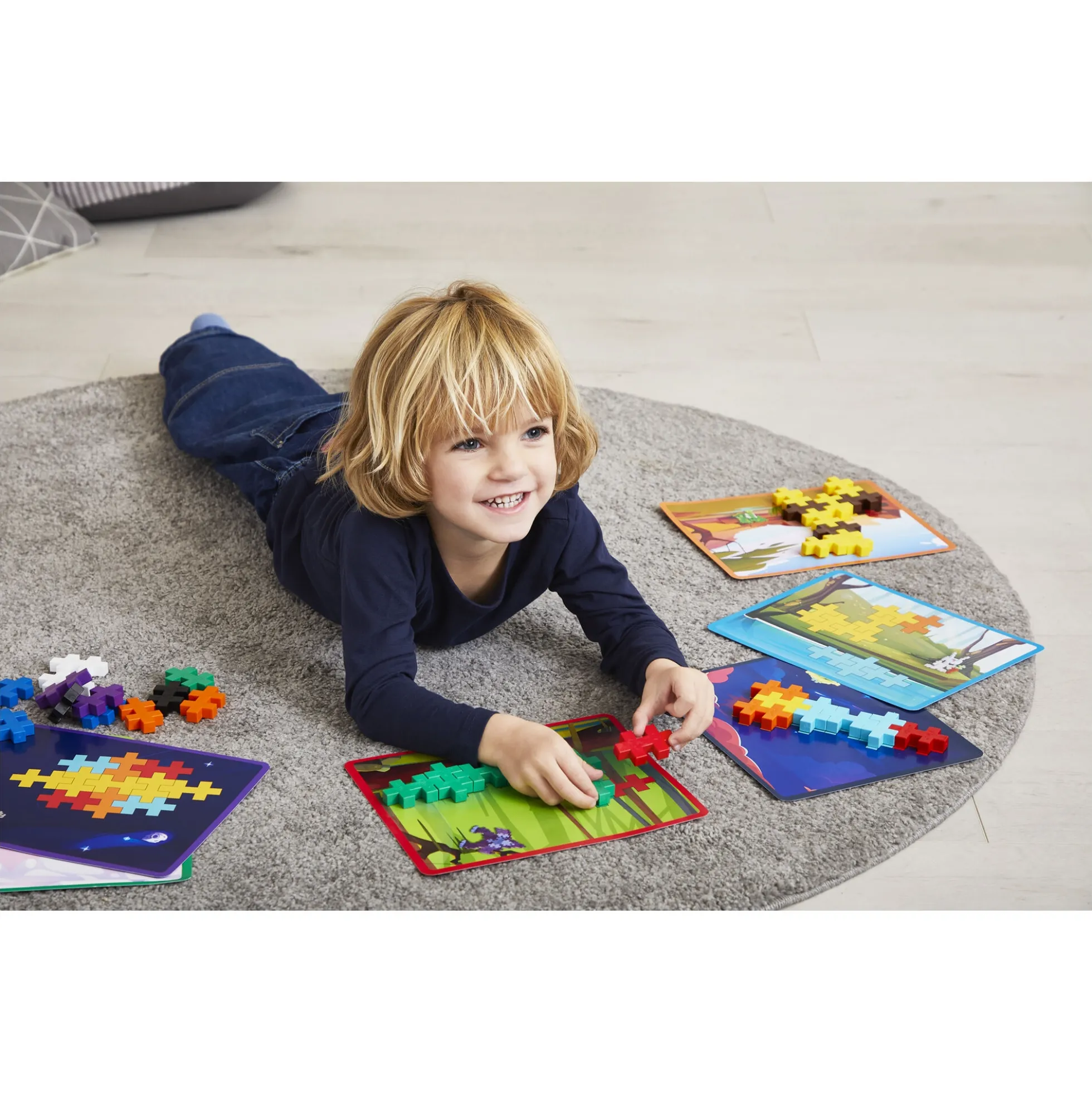 Plus-Plus BIG byg-selv puslespil med 16 motiver - 120 dele
