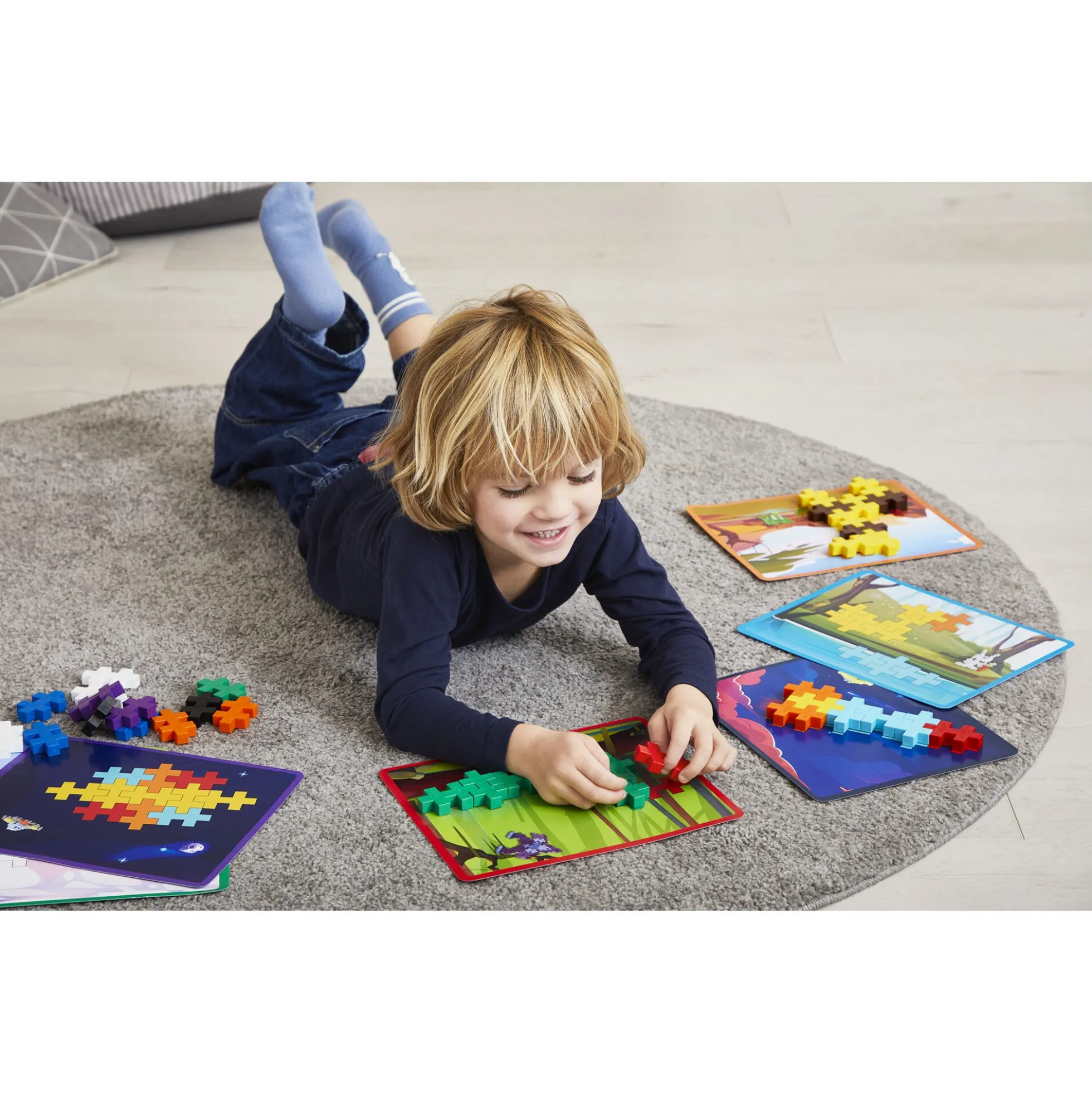 Plus-Plus BIG byg-selv puslespil med 16 motiver - 120 dele