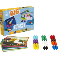 Plus-Plus BIG byg-selv puslespil med 16 motiver - 120 dele