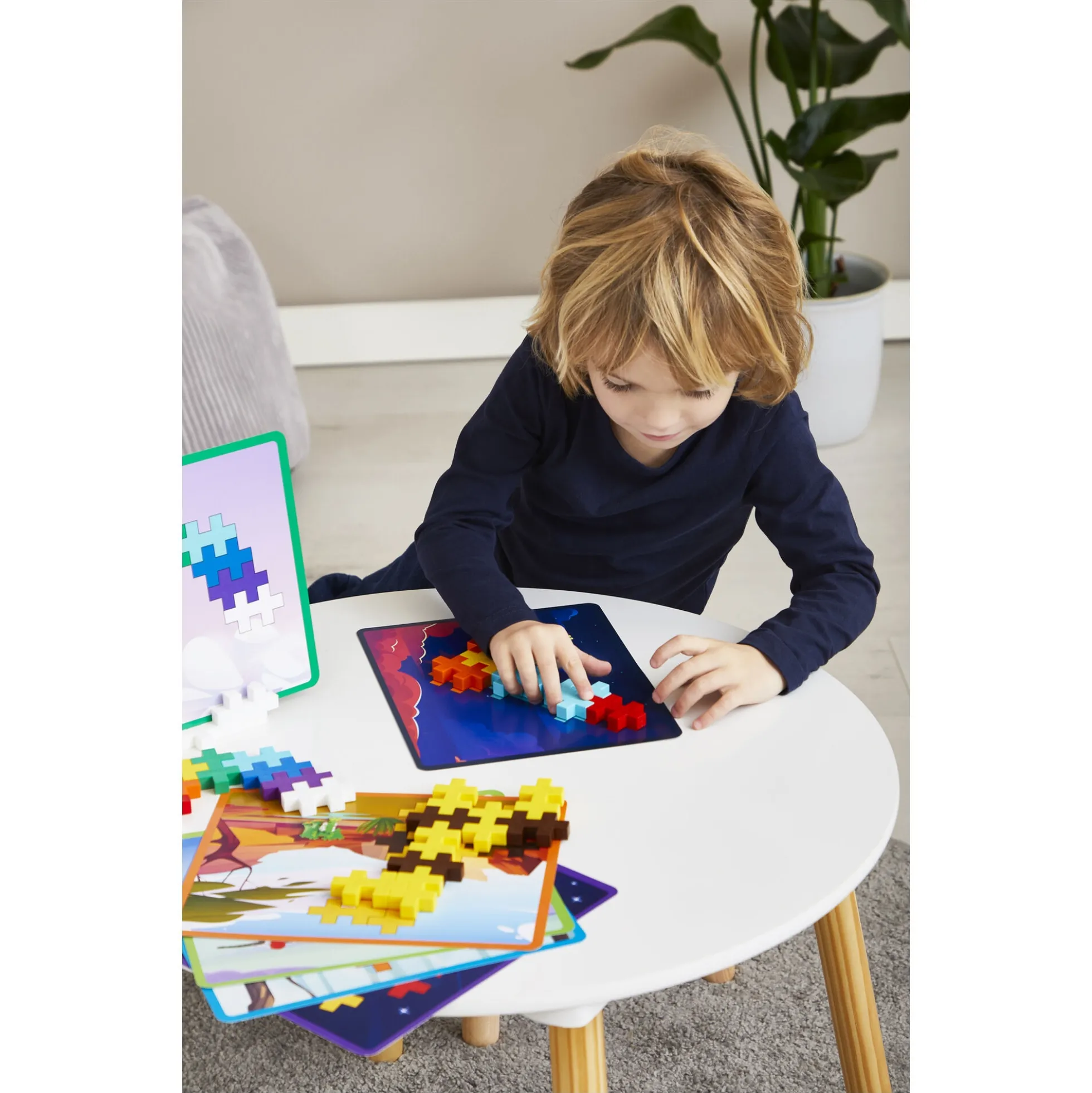 Plus-Plus BIG byg-selv puslespil med 16 motiver - 120 dele
