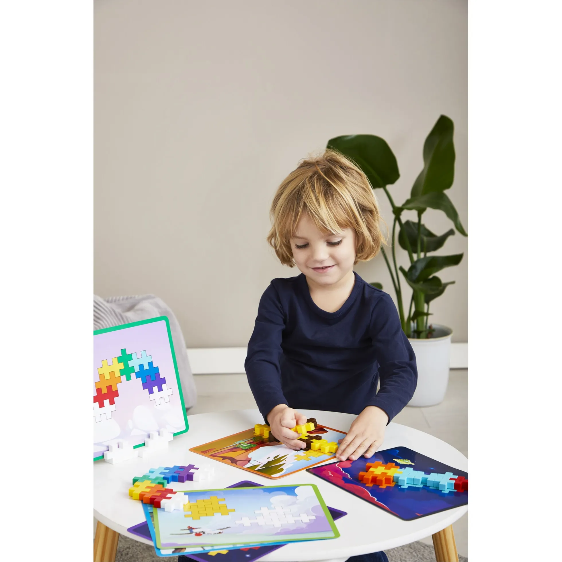Plus-Plus BIG byg-selv puslespil med 16 motiver - 120 dele