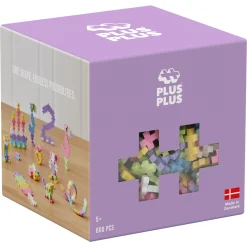 Plus-Plus byggebrikker i pastelfarver - 600 dele