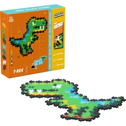 Plus-Plus Puzzle By Number med T-Rex i 2D og 3D - 250 dele