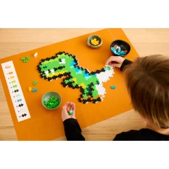 Plus-Plus Puzzle By Number med T-Rex i 2D og 3D - 250 dele