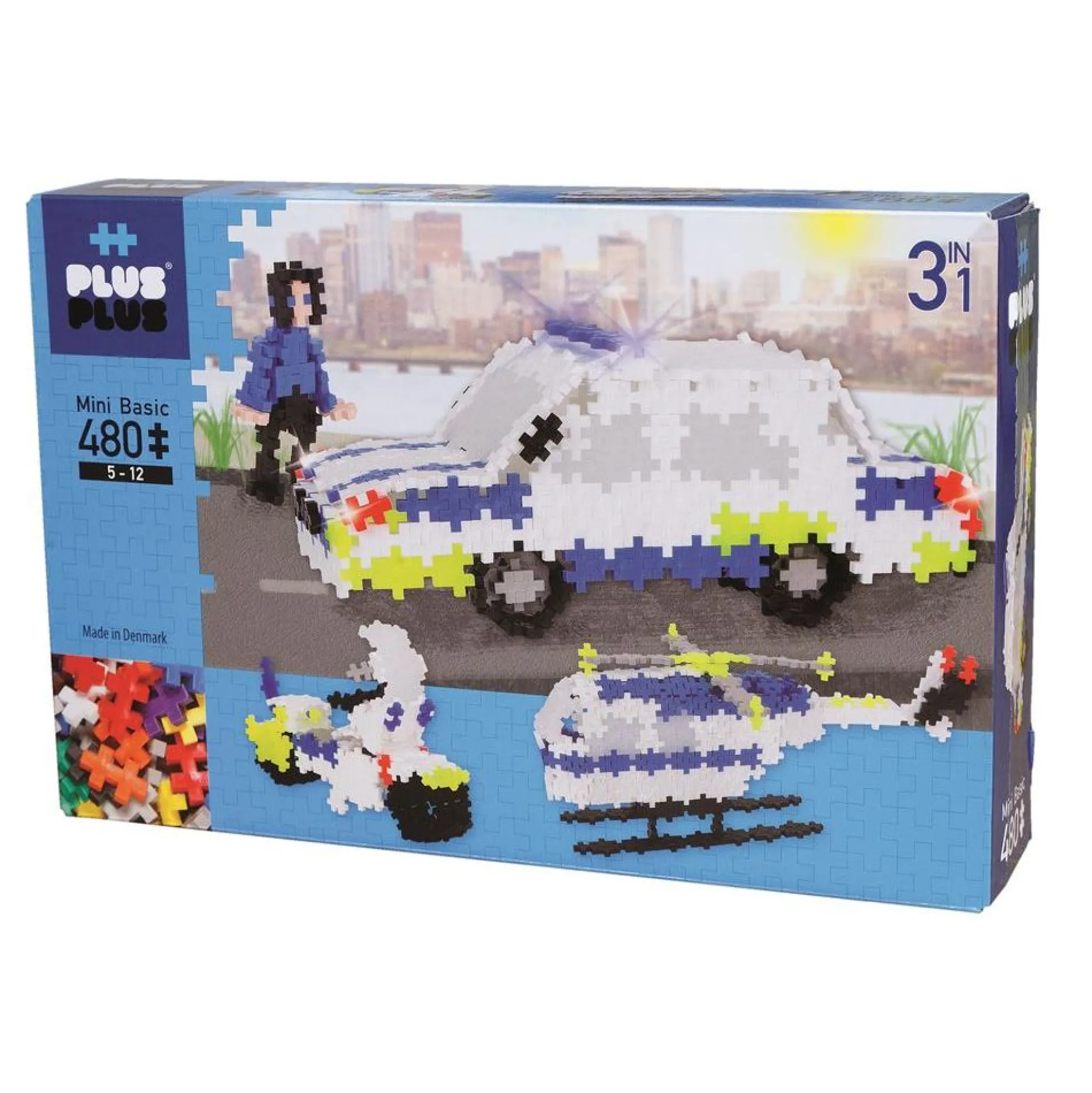 Police 3-i-1 - Plus-Plus