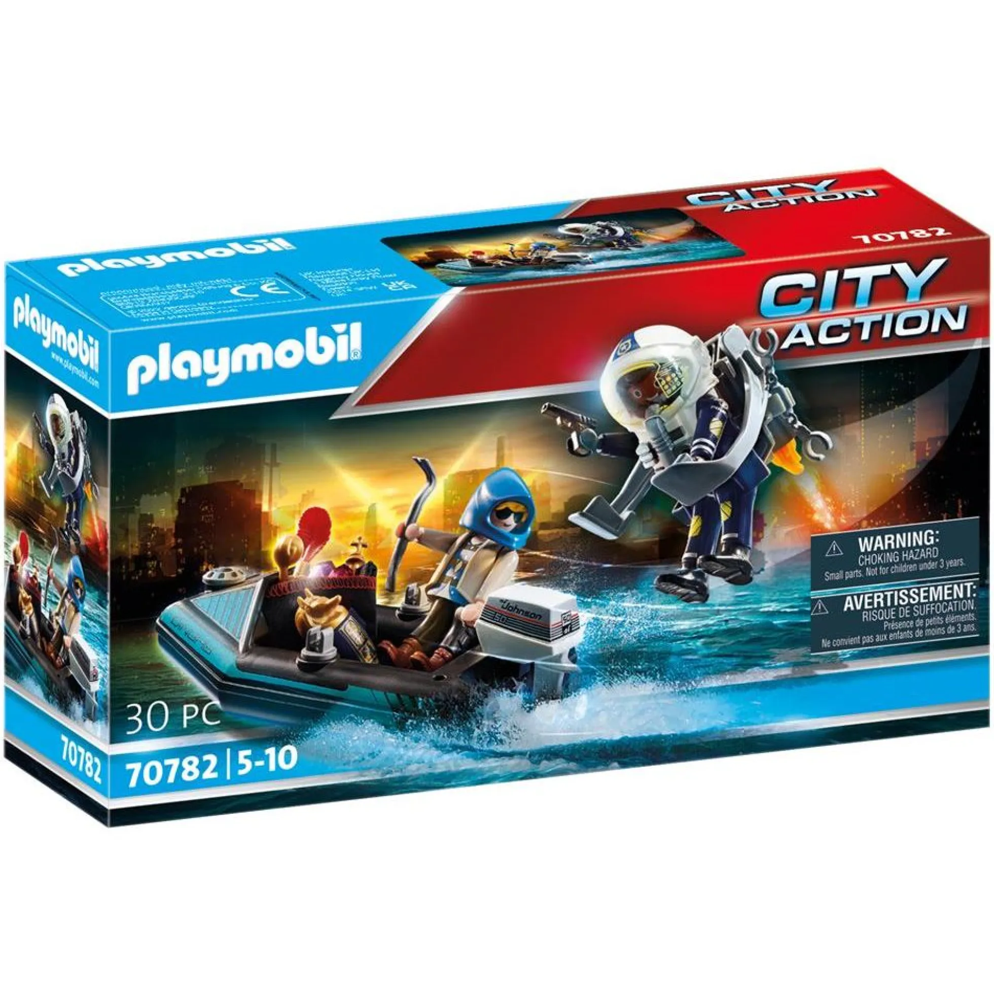 Politi-jetpack: Anholdelse af kunsttyven - PL70782 - PLAYMOBIL City Action