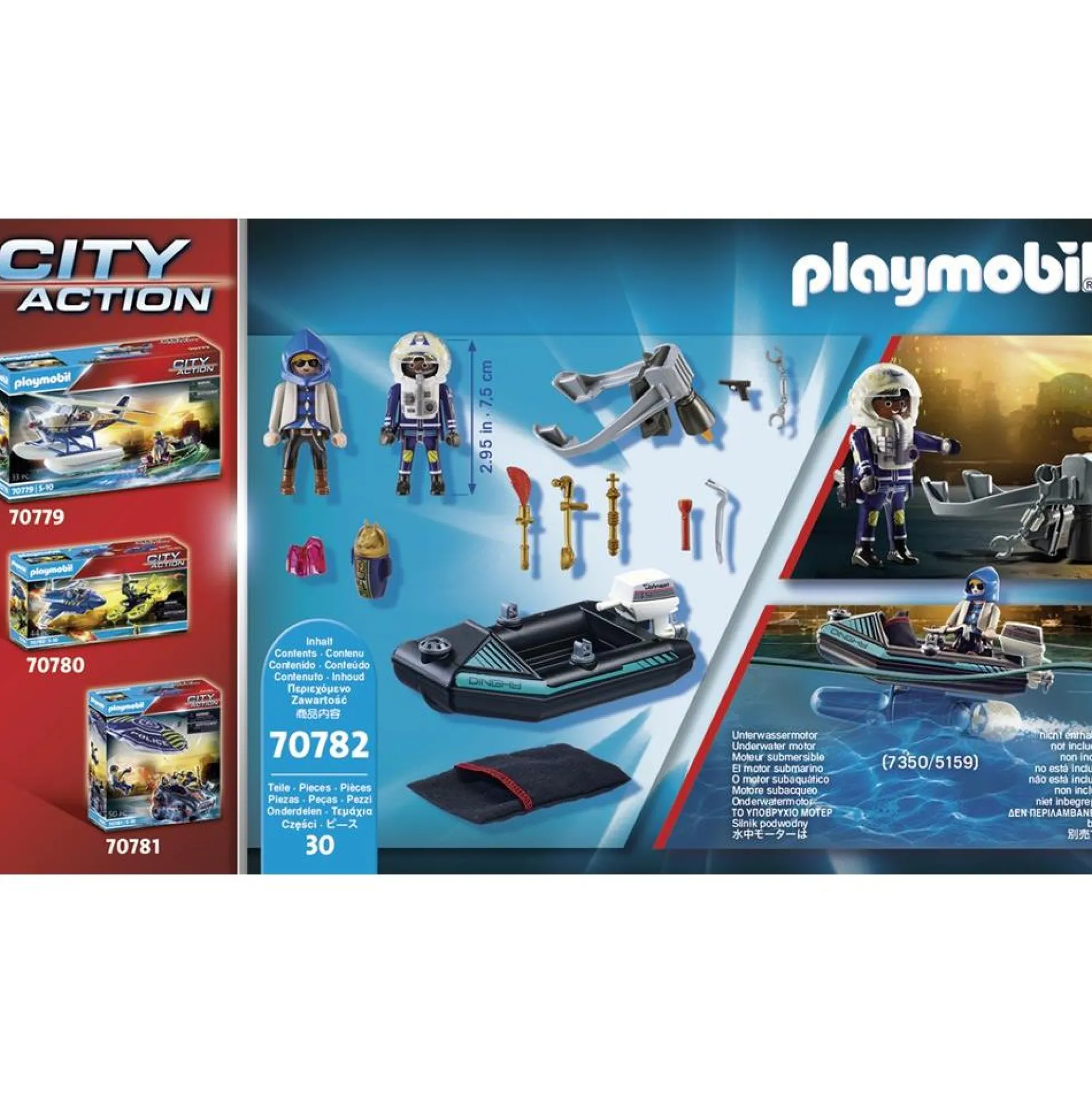 Politi-jetpack: Anholdelse af kunsttyven - PL70782 - PLAYMOBIL City Action