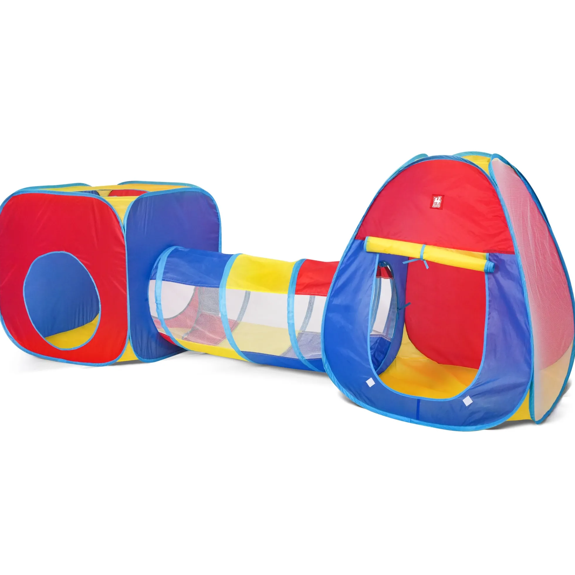 Pop op telt - Telt - 255x80x90 cm - Sæt med 2 telte og tunnel