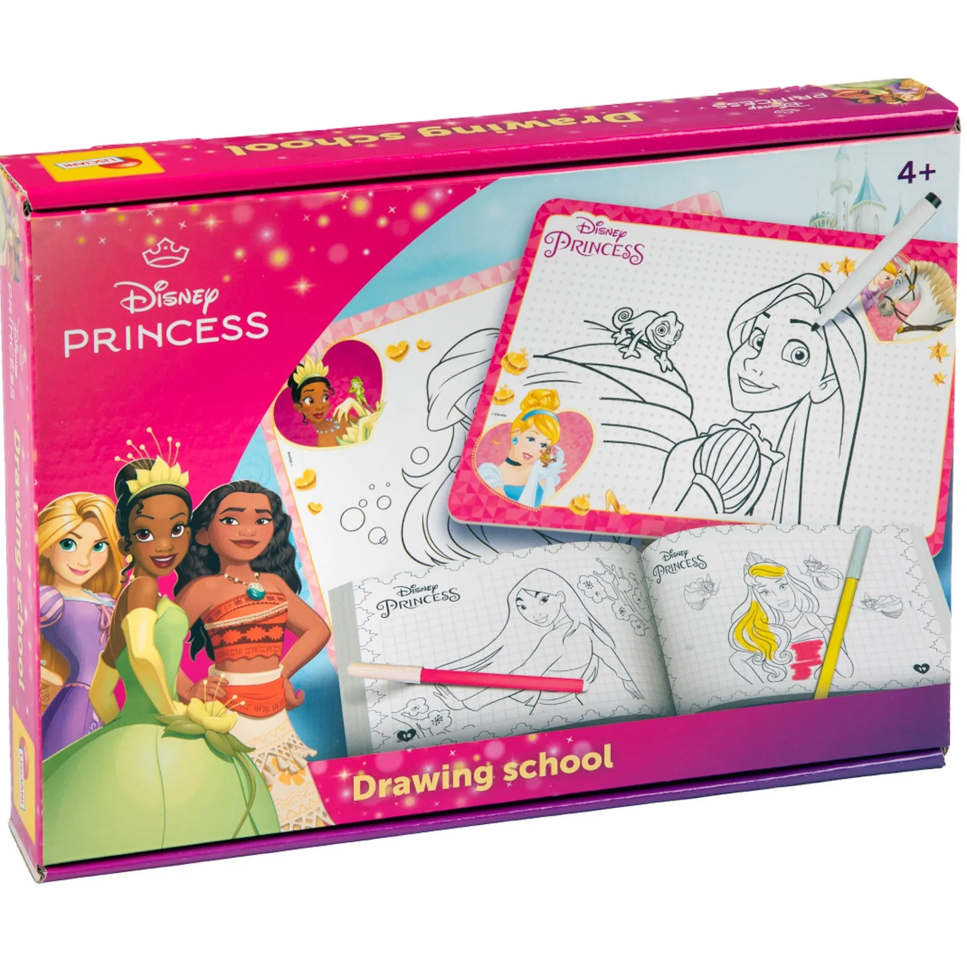 Princess tegneskole - 2 tavler og tusser