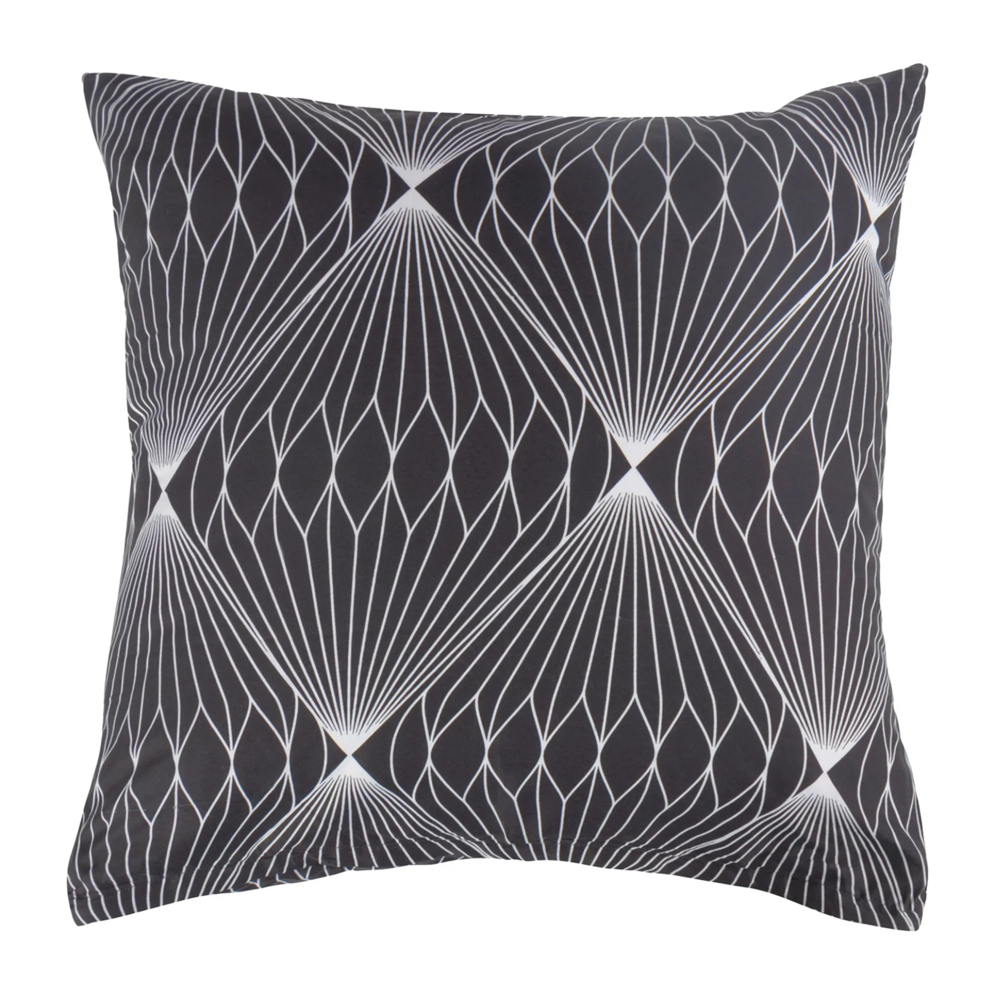 Pudebetræk 60x63 cm - 100% Bomuld - Diamond grey
