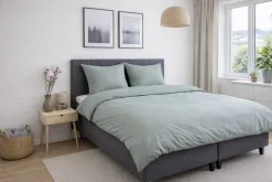 Pudebetræk 60x63 cm - Bomulds flonel - Green Melange