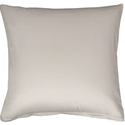 Pudebetræk 60x63 cm - 100% Bomuldssatin - Vendbart gråt marmoreret design