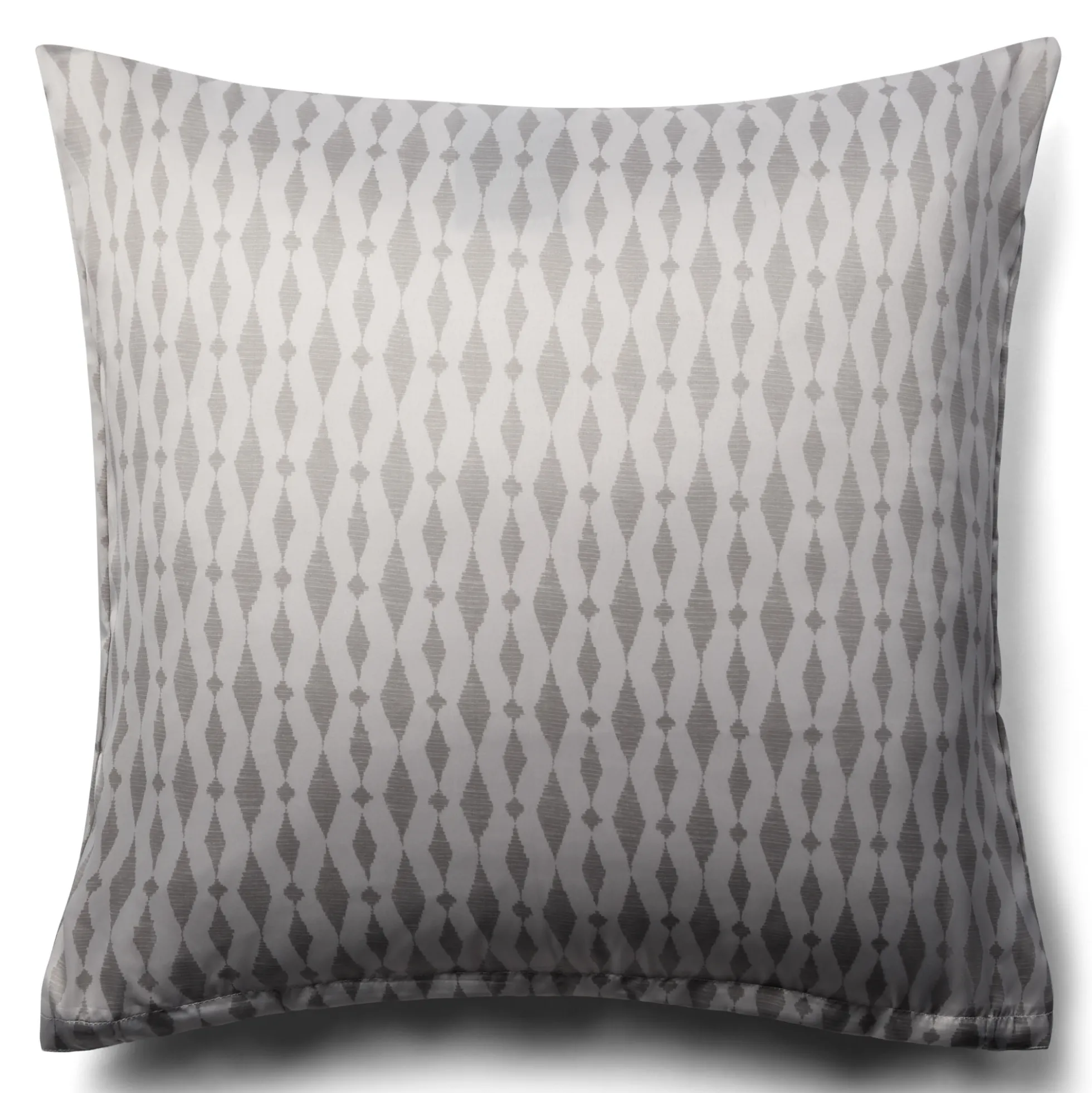 Pudebetræk 60x63 cm - Satin - Sandfarvet mønster design