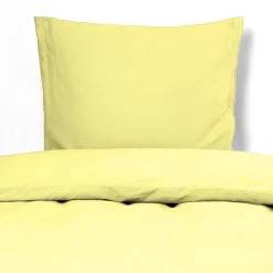 Pudebetræk 60x63 cm - Stonewashed - Firm yellow