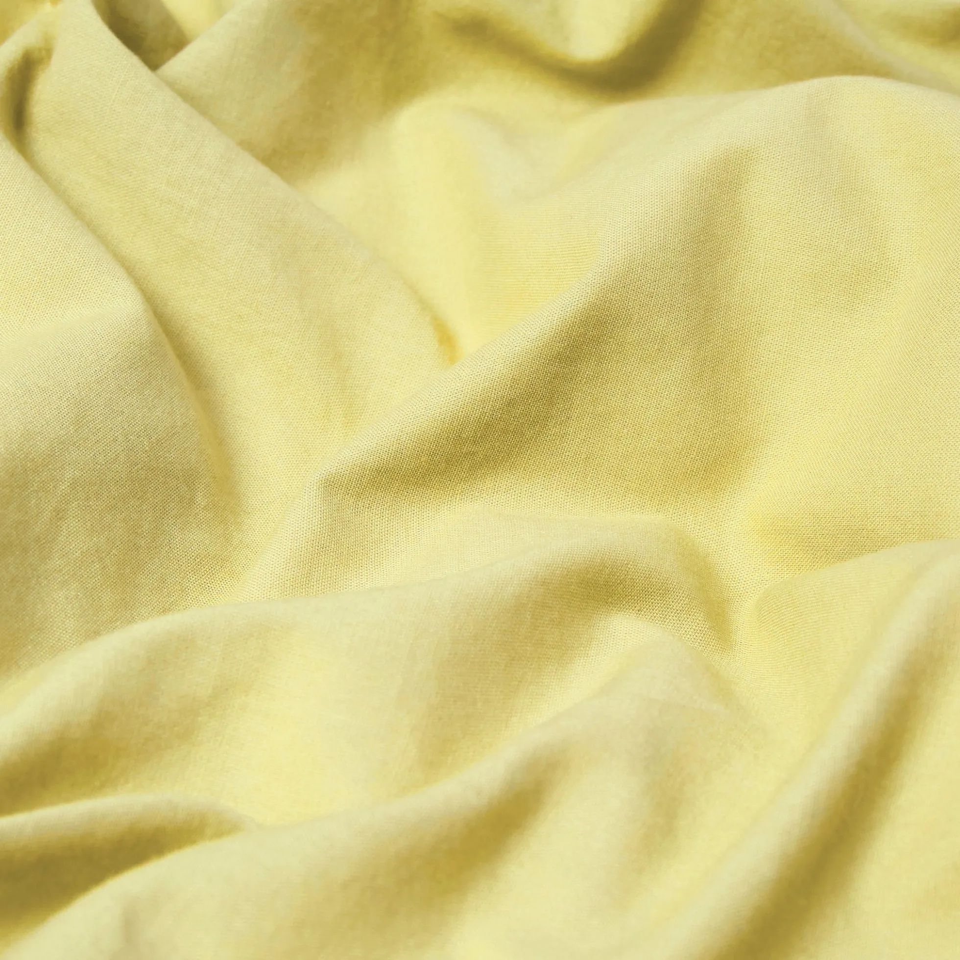 Pudebetræk 60x63 cm - Stonewashed - Firm yellow