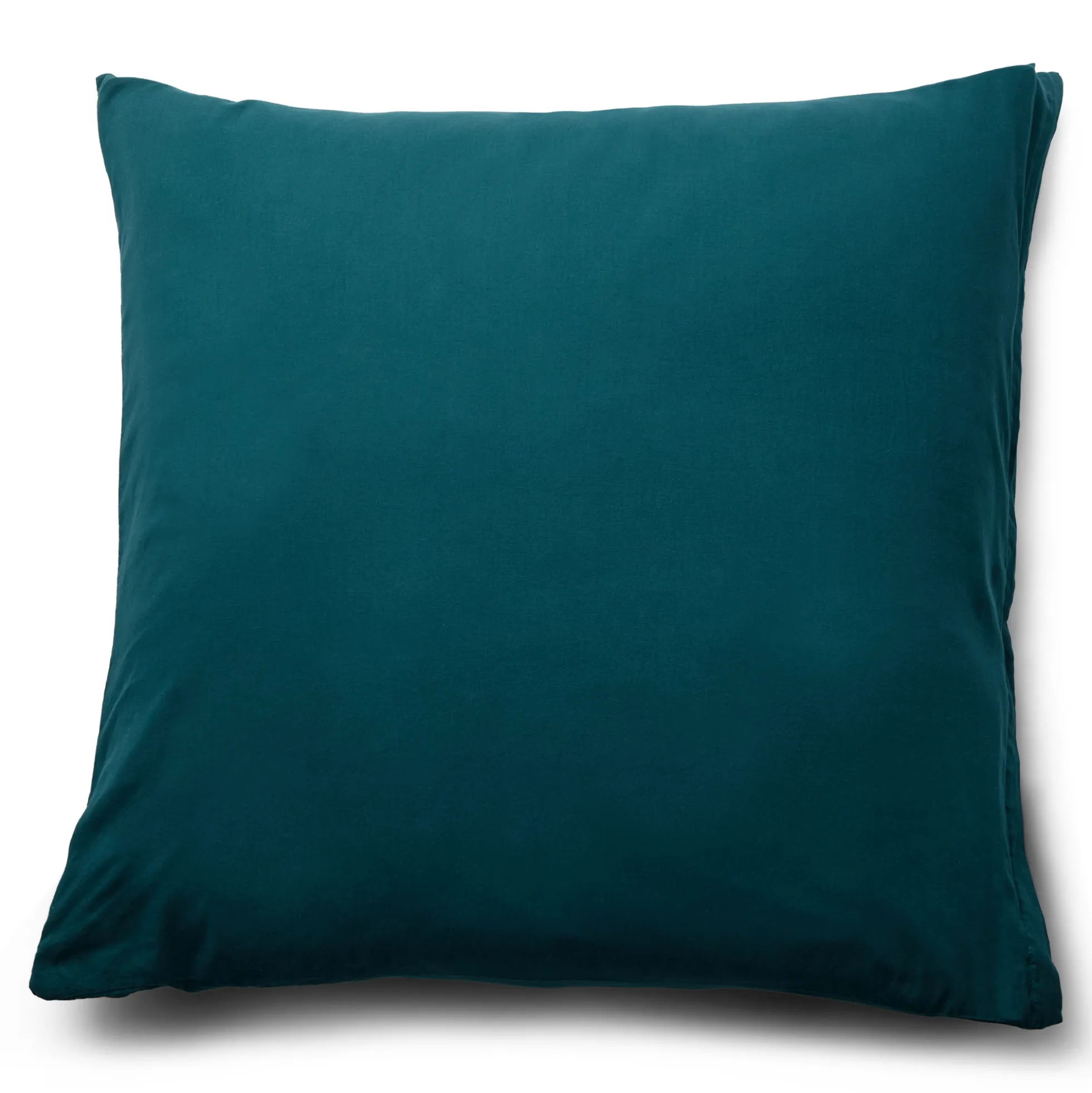 Pudebetræk 60x63 cm - Stonewashed - Firm petrol