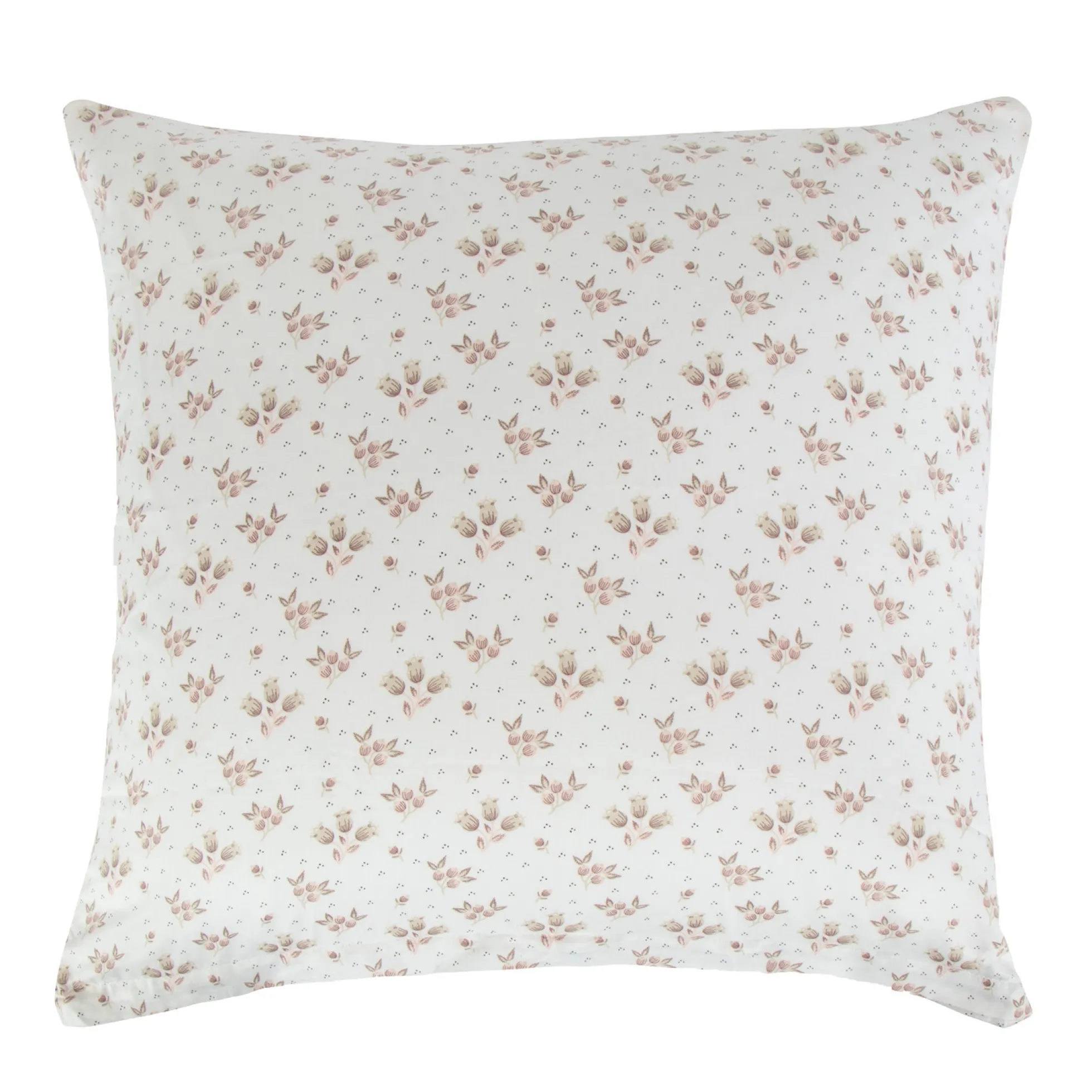 Pudebetræk 60x63 cm - Summer white - Hovedpudebetræk i 100% bomuldssatin