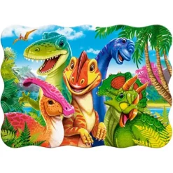 Puslespil med dinosaur - 30 brikker