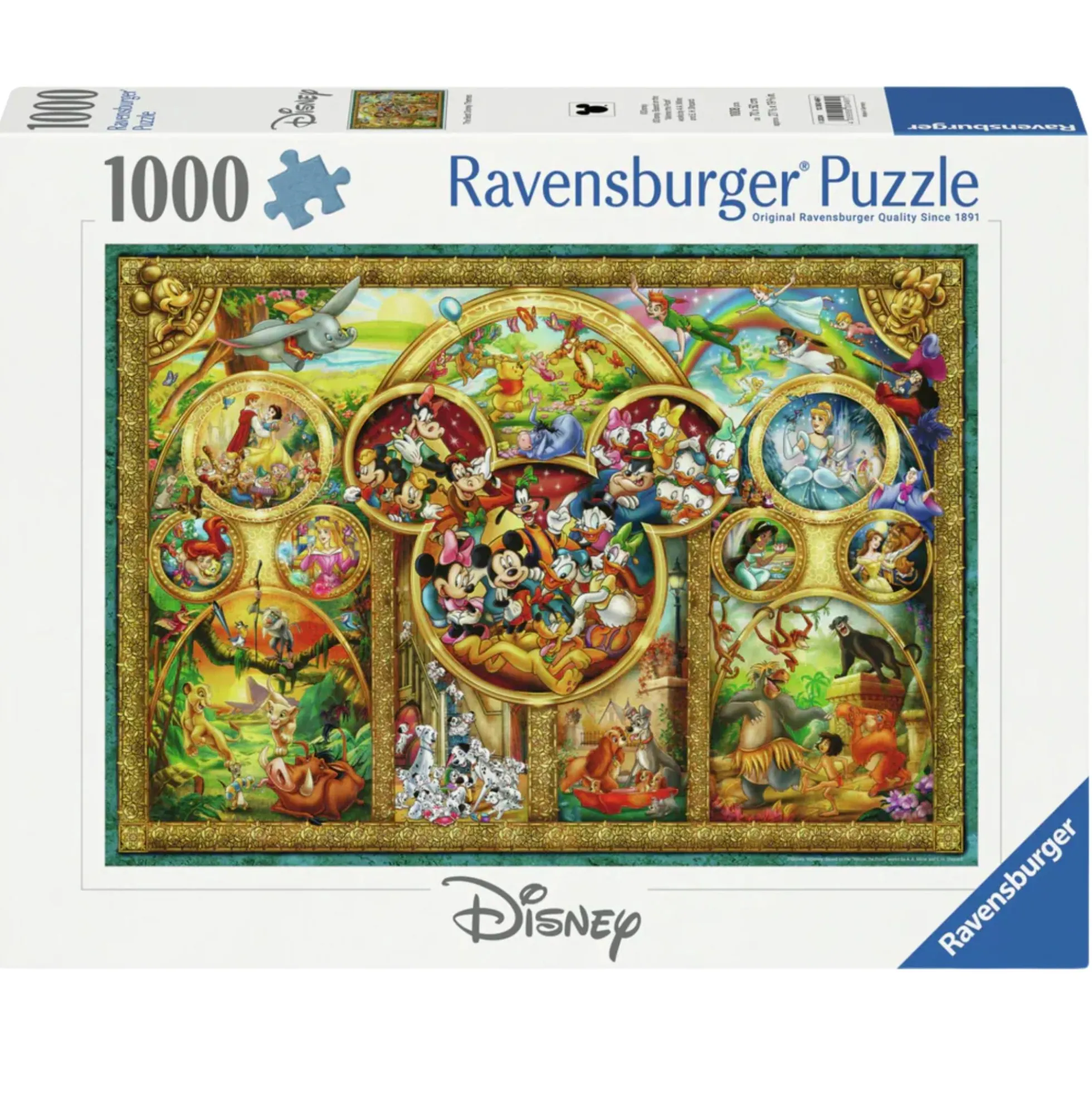 Puslespil med Disney figur - 1000 brikker