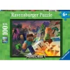 Puslespil med Minecraft - 100 brikker