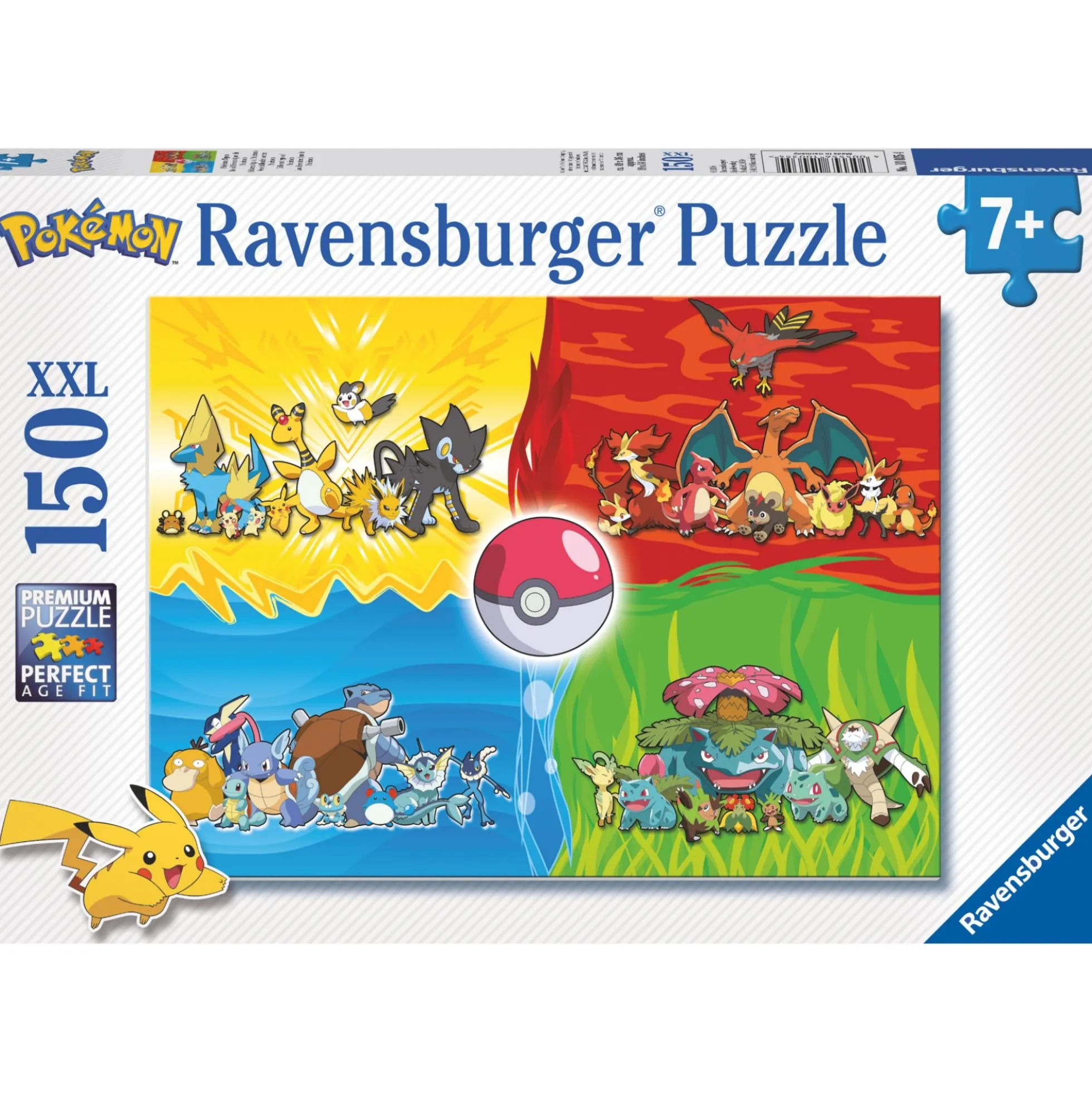 Puslespil med Pokémon - 150 brikker